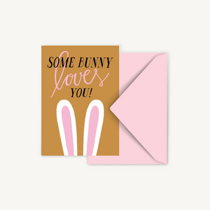 Postkarte "Some Bunny Loves You"