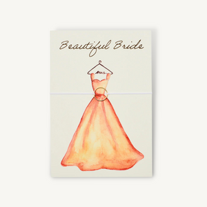 Armband-Karte "Beautiful Bride"
